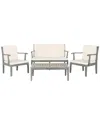 Safavieh Fresno 4pc Outdoor Living Set In Beige
