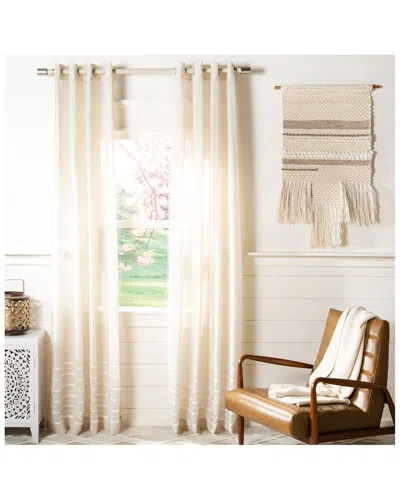 Safavieh Delancey 52x84 Window Panel In Beige