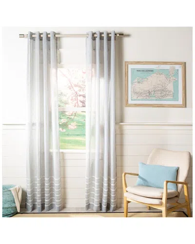 Safavieh Delancey 52x84 Window Panel In Grey