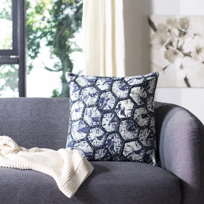Safavieh Delra Pillow In Blue
