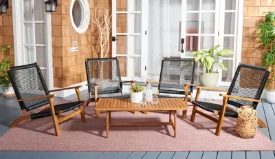 Safavieh Deven Living Set In Black