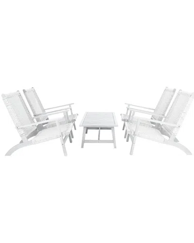 Safavieh Deven Outdoor Grey 5pc Coffee Table Set
