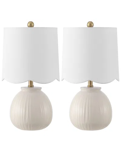 Safavieh Devi Table Lamp In White