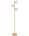 Safavieh Devlyn 3lt Floor Lamp In Gold