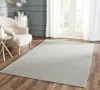 Safavieh Dhurries Hand Made Area Rug, Grey Contemporary Style Non Shedding In Gray