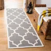 Safavieh Dhurries Hand Made Area Rug, Grey / Ivory Contemporary Style Non Shedding In Gray