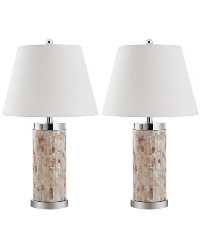 Safavieh Diana 25in Shell Table Lamp In Neutral