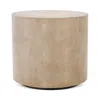 Safavieh Diesel Faux Shagreen End Table In Beige