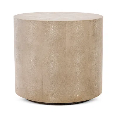 Safavieh Diesel Faux Shagreen End Table In Beige