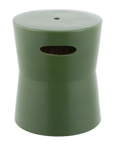 Safavieh Dijera Ceramic Garden Stool In Green