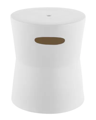 Safavieh Dijera Ceramic Garden Stool In White