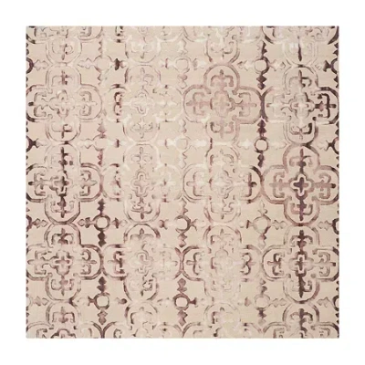 Safavieh Dip Dye Collection Danny Floral Square Area Rug In Multi