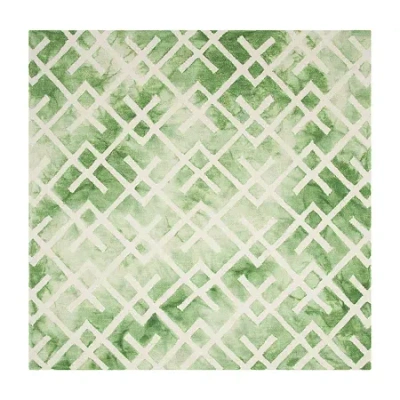 Safavieh Dip Dye Collection Earleen Geometric Square Area Rug In Multi