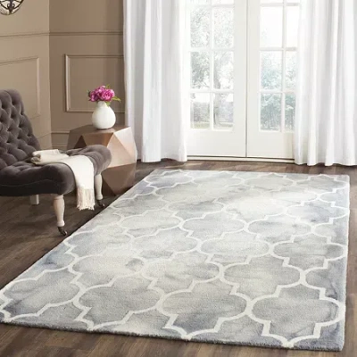 Safavieh Dip Dye Collection Sierra Geometric Square Area Rug In Multi