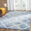 Safavieh Dip Dye Hand Made Area Rug, Blue / Ivory Contemporary Style Non Shedding In Blue