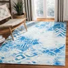 Safavieh Dip Dye Hand Made Area Rug, Blue / Ivory Contemporary Style Non Shedding In Blue