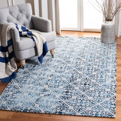 Safavieh Dip Dye Hand Made Area Rug, Grey / Charcoal Traditional Style Non Shedding