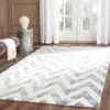 Safavieh Dip Dye Hand Made Area Rug, Ivory / Blue Contemporary Style Non Shedding In Blue