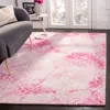 Safavieh Dip Dye Hand Made Area Rug, Rose / Ivory Contemporary Style Non Shedding In Pink