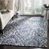 Safavieh Dip Dye Hand Made Area Rug, Royal Blue / Beige Traditional Style Non Shedding In Blue