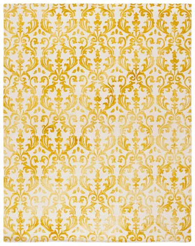 Safavieh Dip Dye Handmade Rug In Orange