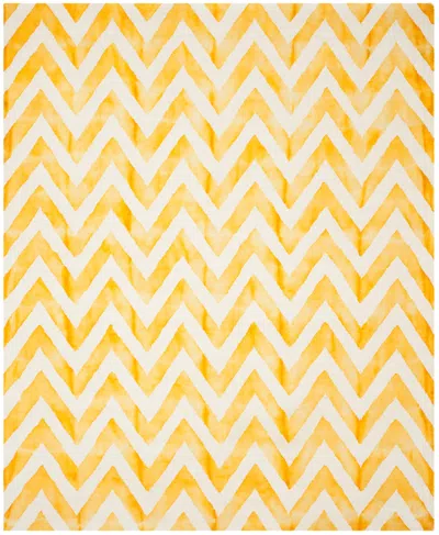 Safavieh Dip Dye Handmade Rug In Yellow