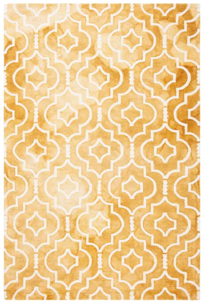 Safavieh Dip Dye Handmade Rug In Yellow