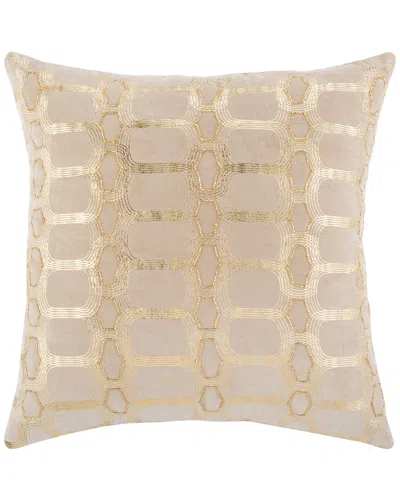 Safavieh Discontinued  Adalie Pillow In Neutral