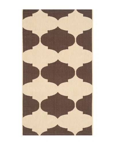 Safavieh Discontinued  Courtyard Rug In Brown