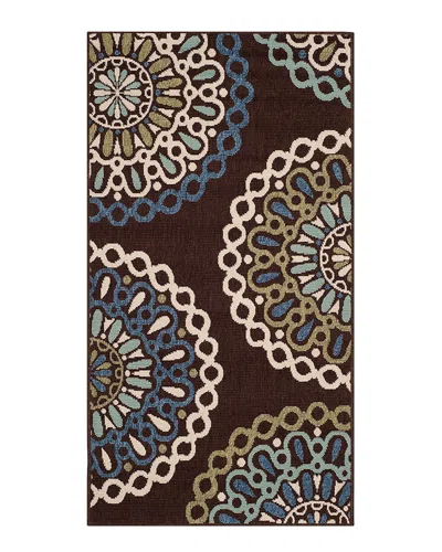 Safavieh Discontinued  Veranda Indoor/outdoor Rug In Brown