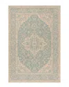 Safavieh Dnu  Beach House Indoor/outdoor Rug In Aqua