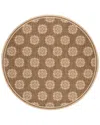 Safavieh Dnu  Beach House Indoor/outdoor Rug In Beige