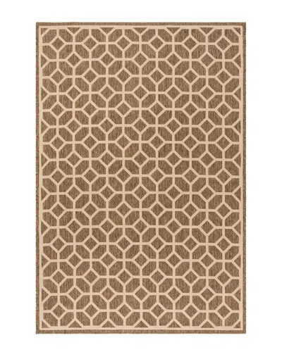 Safavieh Dnu  Beach House Indoor/outdoor Rug In Beige