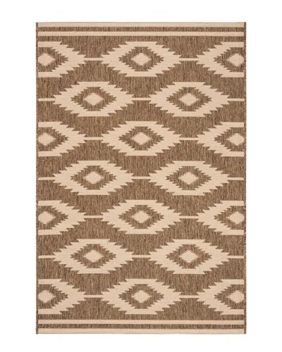 Safavieh Dnu  Beach House Indoor/outdoor Rug In Cream