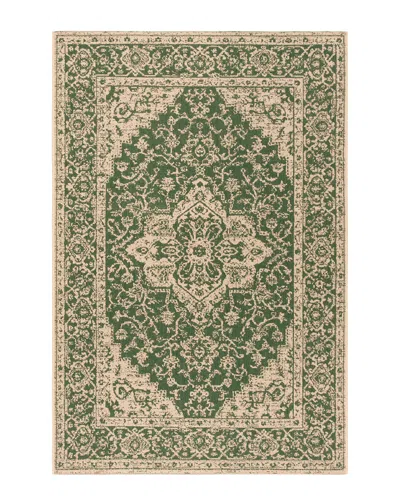 Safavieh Dnu  Beach House Indoor/outdoor Rug In Green