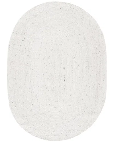 Safavieh Dnu  Braided Wool-blend Area Rug In Beige