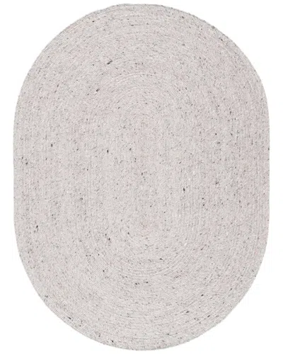 Safavieh Dnu  Braided Wool-blend Area Rug In Grey
