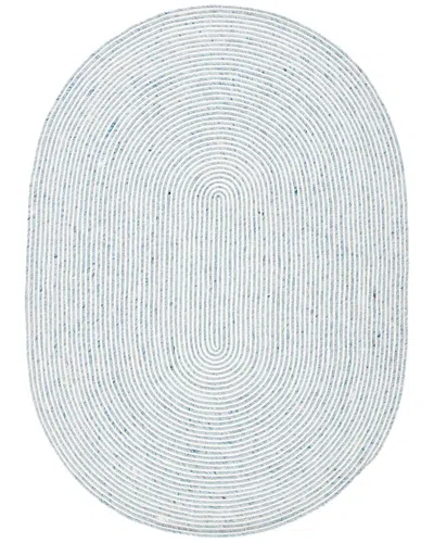 Safavieh Dnu  Braided Wool-blend Area Rug In Grey