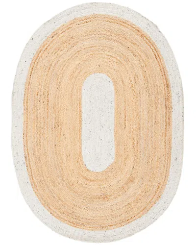 Safavieh Dnu  Braided Wool-blend Area Rug In Grey