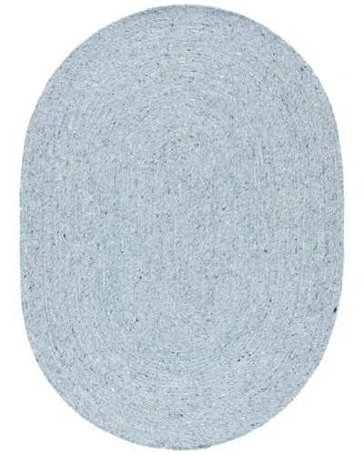 Safavieh Dnu  Braided Wool-blend Area Rug In Turquoise