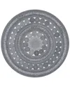 Safavieh Dnu  Cape Cod Area Rug In Charcoal