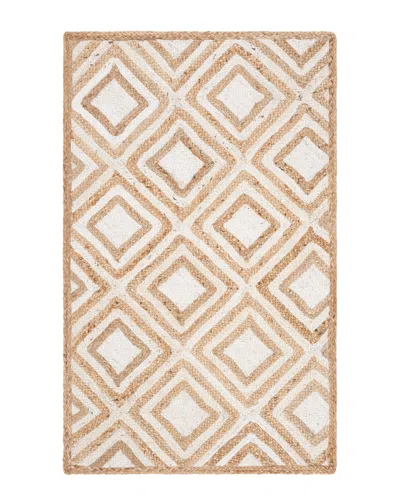 Safavieh Dnu  Cape Cod Cotton And Jute Rug In Brown