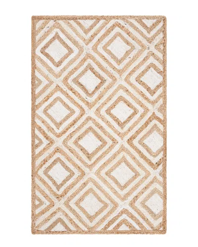 SAFAVIEH DNU SAFAVIEH CAPE COD COTTON AND JUTE RUG
