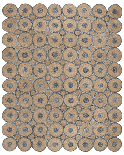 Safavieh Dnu  Cape Cod Jute & Recycled Denim Area Rug In Blue