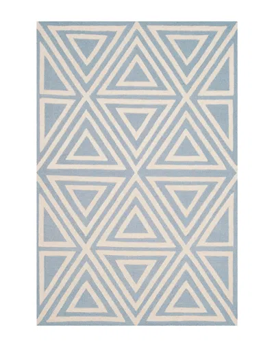 Safavieh Dnu  Kids Triangles Hand-tufted Rug In Blue