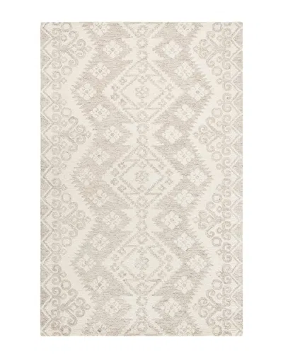 Safavieh Dnu  Micro-loop Hand-tufted Rug In Neutral