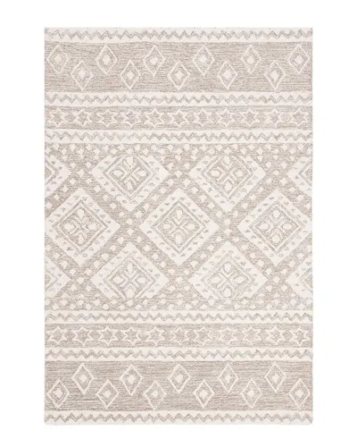 Safavieh Dnu  Micro-loop Hand-tufted Rug In Neutral