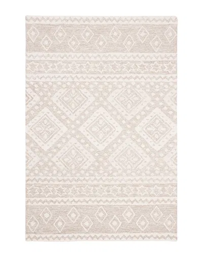 Safavieh Dnu  Micro-loop Hand-tufted Rug In Neutral