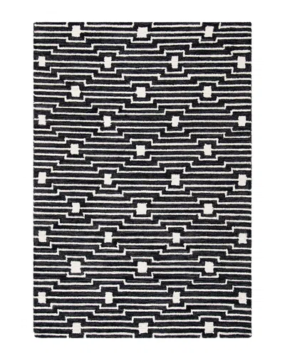 Safavieh Dnu  Micro-loop Hand-tufted Rug In Black