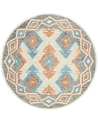 Safavieh Dnu  Micro-loop Hand-tufted Rug In Multi